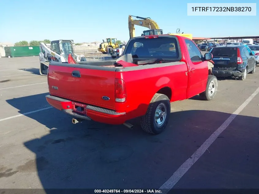 1FTRF17232NB38270 2002 Ford F-150 Xl/Xlt