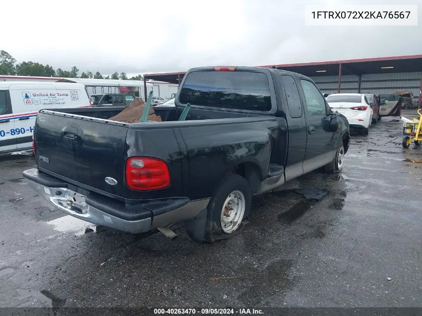 1FTRX072X2KA76567 2002 Ford F-150 Xl/Xlt