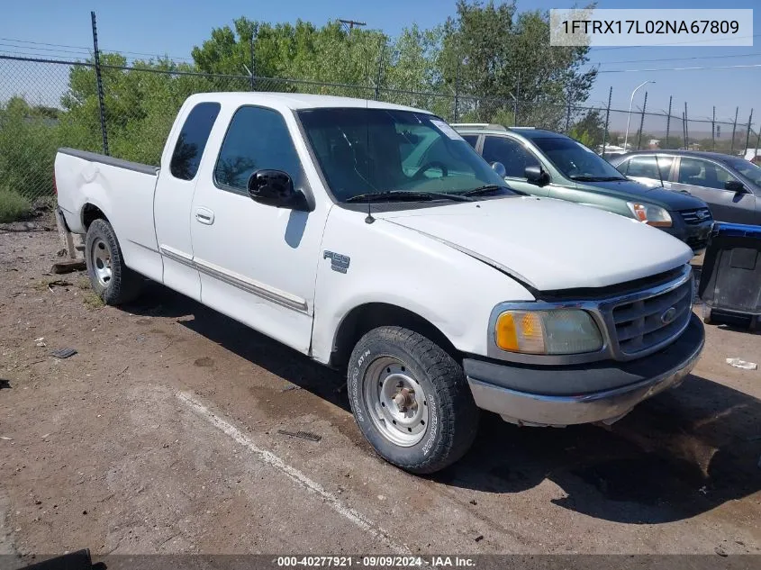 2002 Ford F-150 Lariat/Xl/Xlt VIN: 1FTRX17L02NA67809 Lot: 40277921