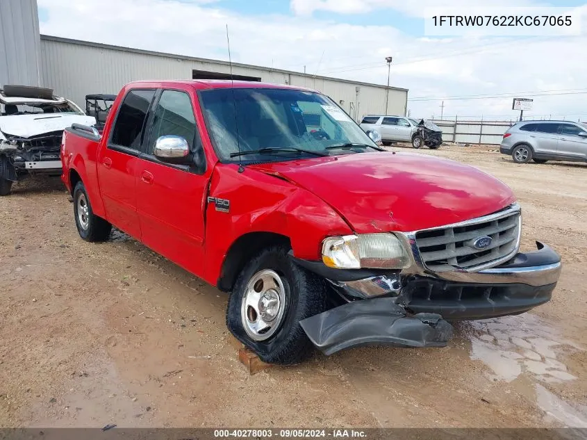 1FTRW07622KC67065 2002 Ford F-150 Lariat/Xlt