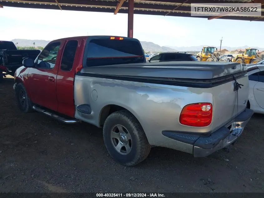 1FTRX07W82KA58622 2002 Ford F150