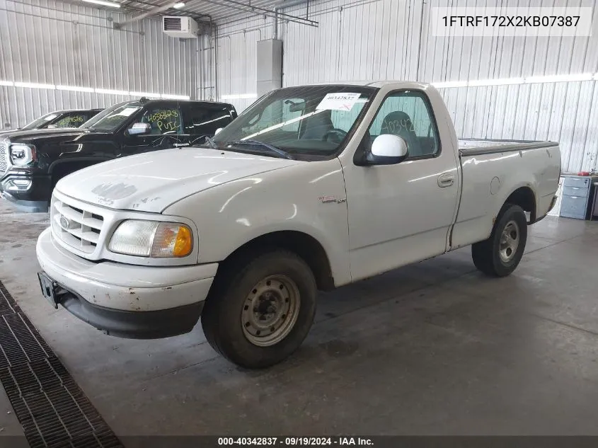 2002 Ford F-150 Xl/Xlt VIN: 1FTRF172X2KB07387 Lot: 40342837