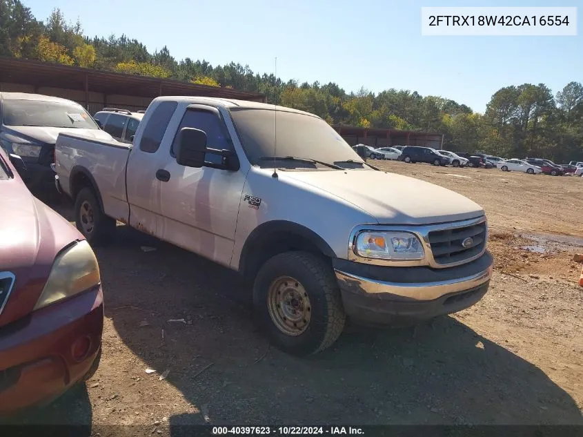 2002 Ford F-150 Lariat/Xl/Xlt VIN: 2FTRX18W42CA16554 Lot: 40397623