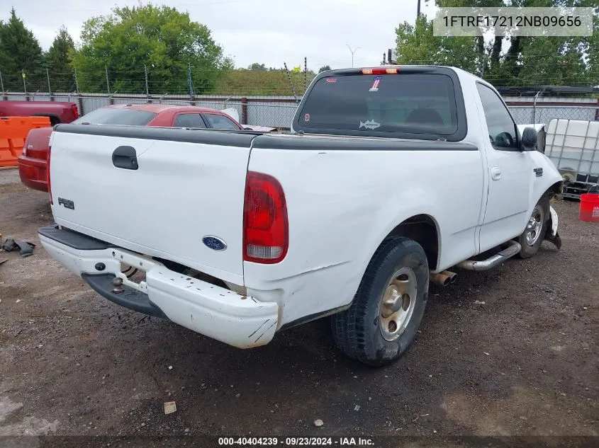 2002 Ford F150 VIN: 1FTRF17212NB09656 Lot: 40404239