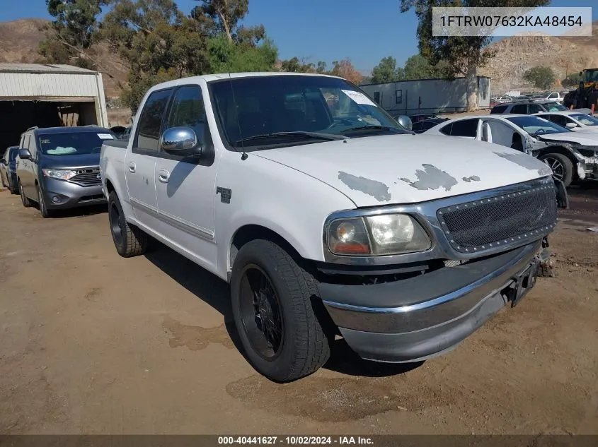 2002 Ford F-150 Lariat/Xlt VIN: 1FTRW07632KA48454 Lot: 40441627