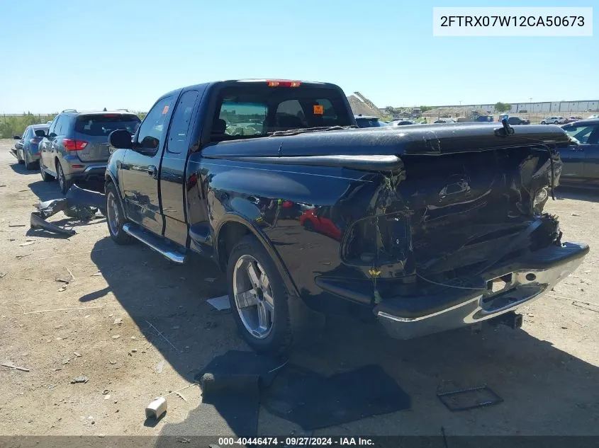 2002 Ford F-150 Lariat/Xl/Xlt VIN: 2FTRX07W12CA50673 Lot: 40446474