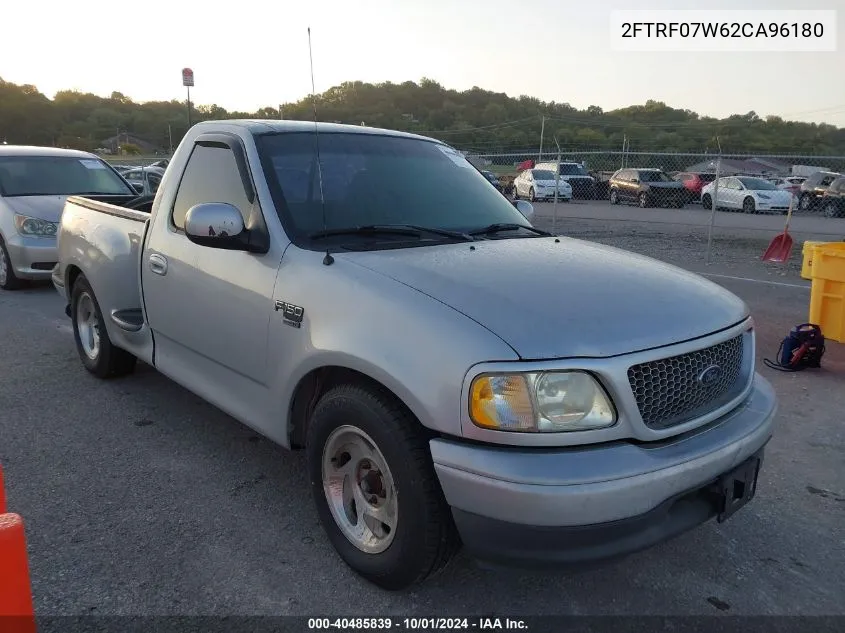 2002 Ford F-150 Xl/Xlt VIN: 2FTRF07W62CA96180 Lot: 40485839