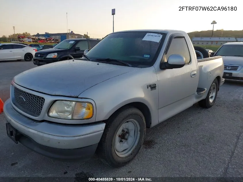 2002 Ford F-150 Xl/Xlt VIN: 2FTRF07W62CA96180 Lot: 40485839