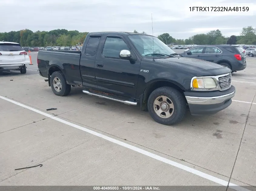 2002 Ford F-150 Xl/Xlt VIN: 1FTRX17232NA48159 Lot: 40495003