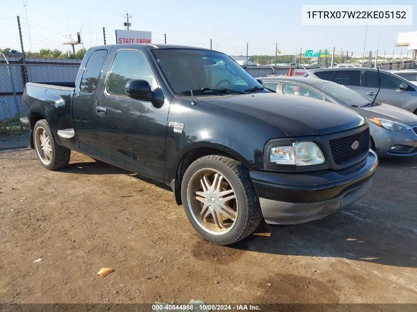 2002 Ford F-150 Lariat/Xl/Xlt VIN: 1FTRX07W22KE05152 Lot: 40544988