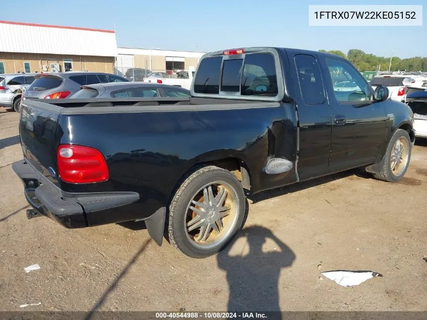 1FTRX07W22KE05152 2002 Ford F-150 Lariat/Xl/Xlt