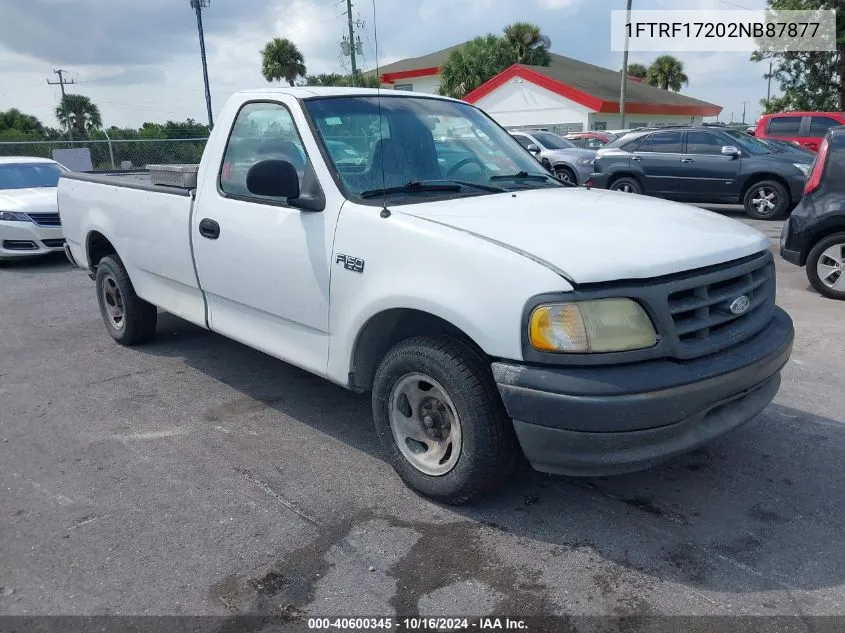 2002 Ford F-150 Xl/Xlt VIN: 1FTRF17202NB87877 Lot: 40600345