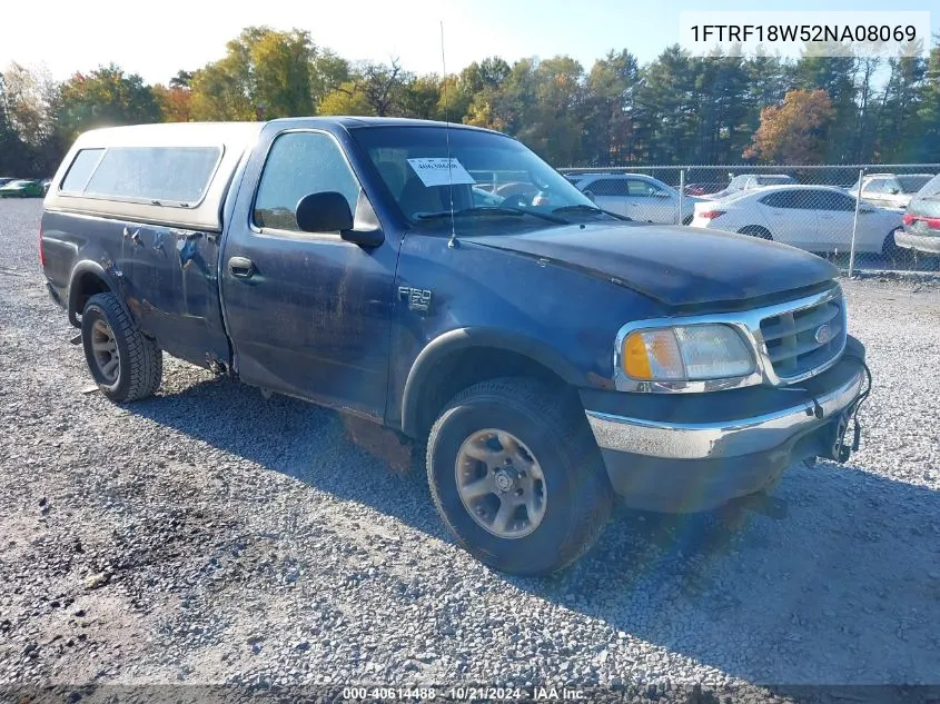 2002 Ford F-150 Xl/Xlt VIN: 1FTRF18W52NA08069 Lot: 40614488