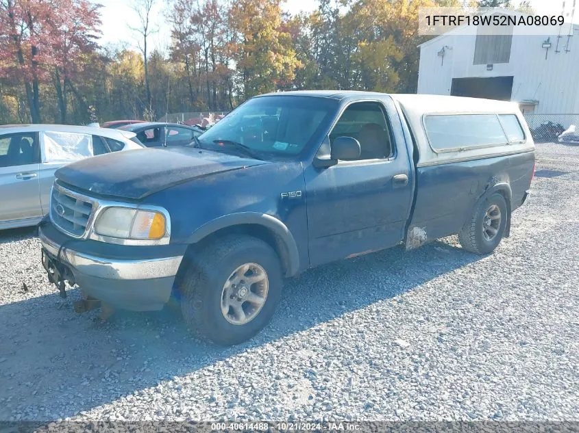 2002 Ford F-150 Xl/Xlt VIN: 1FTRF18W52NA08069 Lot: 40614488