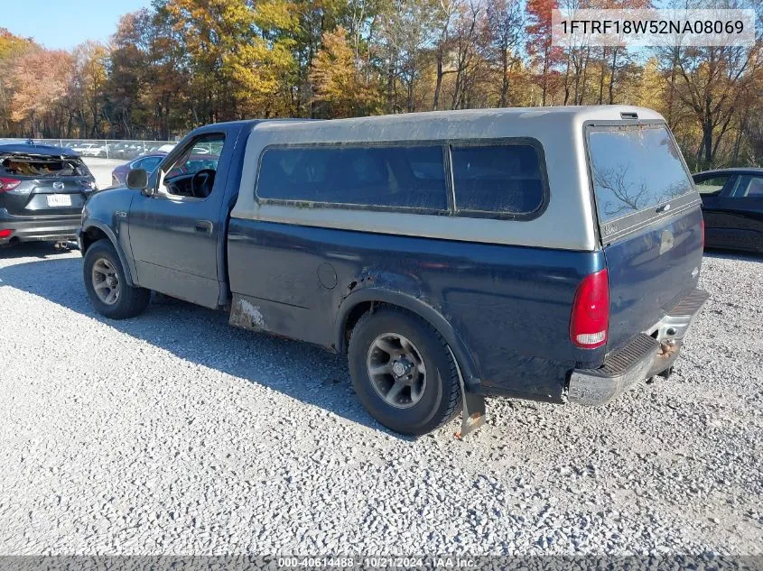 2002 Ford F-150 Xl/Xlt VIN: 1FTRF18W52NA08069 Lot: 40614488