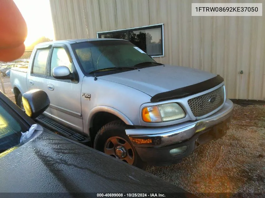 2002 Ford F-150 Lariat/Xlt VIN: 1FTRW08692KE37050 Lot: 40699008