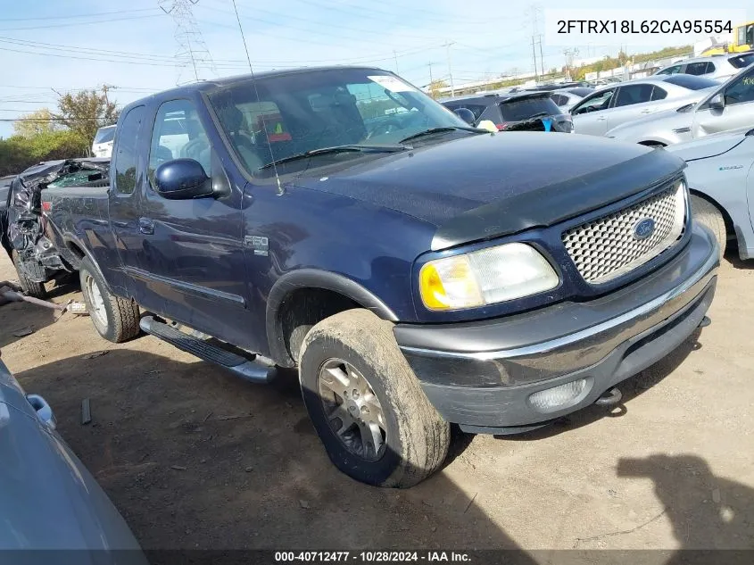 2002 Ford F-150 Lariat/Xl/Xlt VIN: 2FTRX18L62CA95554 Lot: 40712477