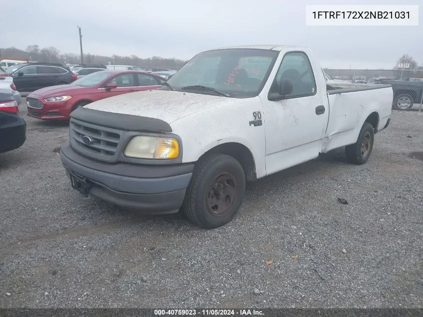 1FTRF172X2NB21031 2002 Ford F-150 Xl/Xlt