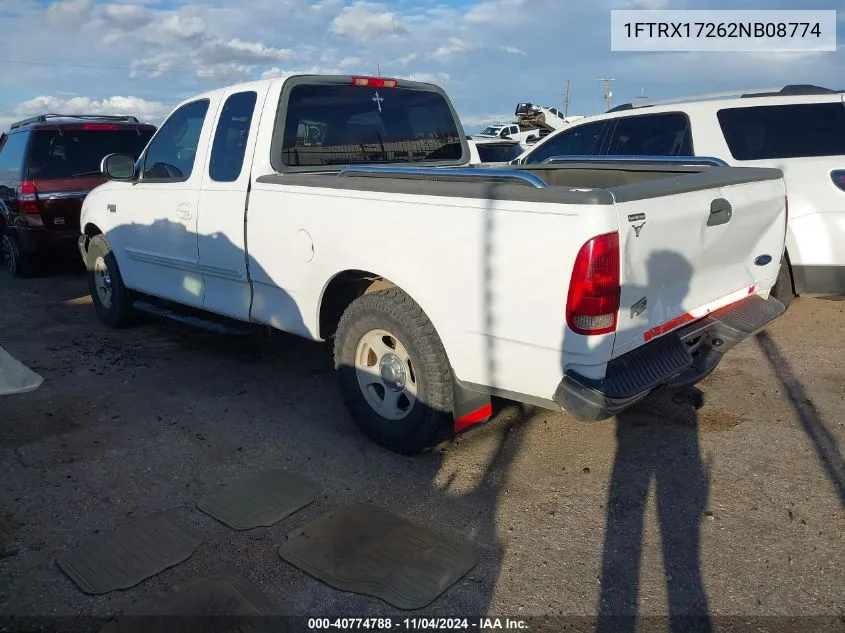 1FTRX17262NB08774 2002 Ford F-150 Xl/Xlt