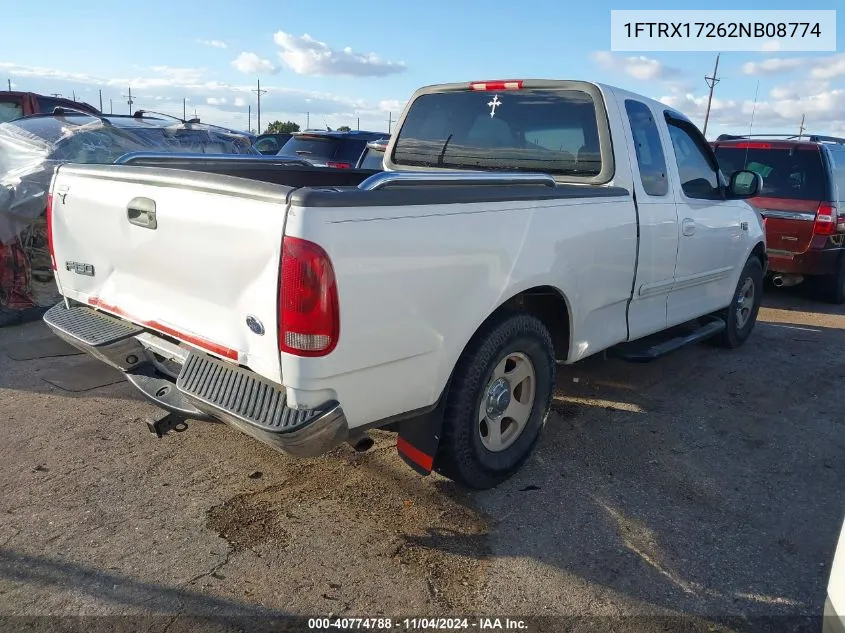 1FTRX17262NB08774 2002 Ford F-150 Xl/Xlt