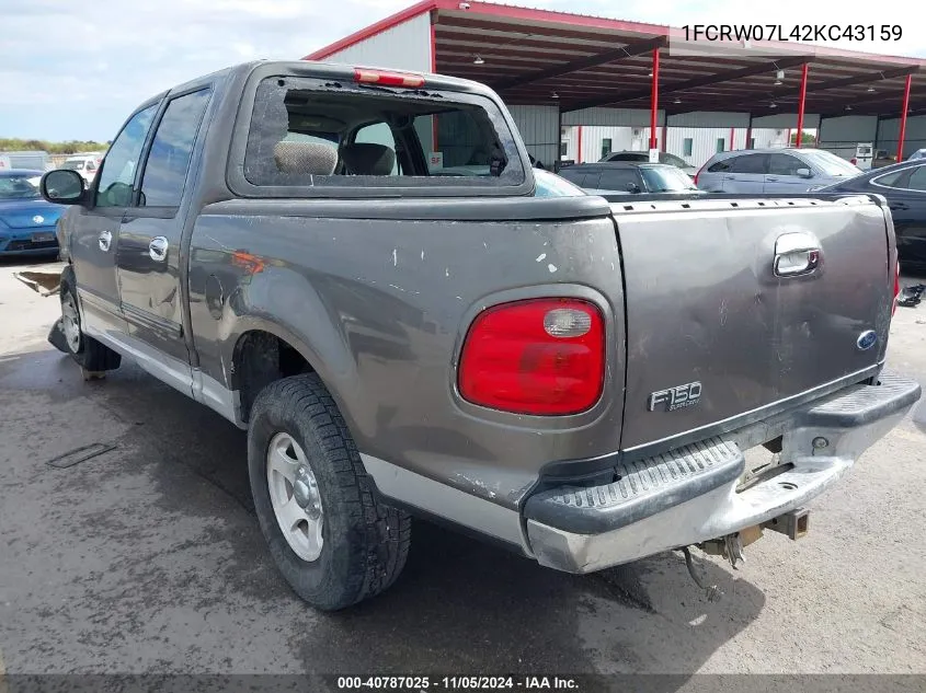 1FCRW07L42KC43159 2002 Ford F150