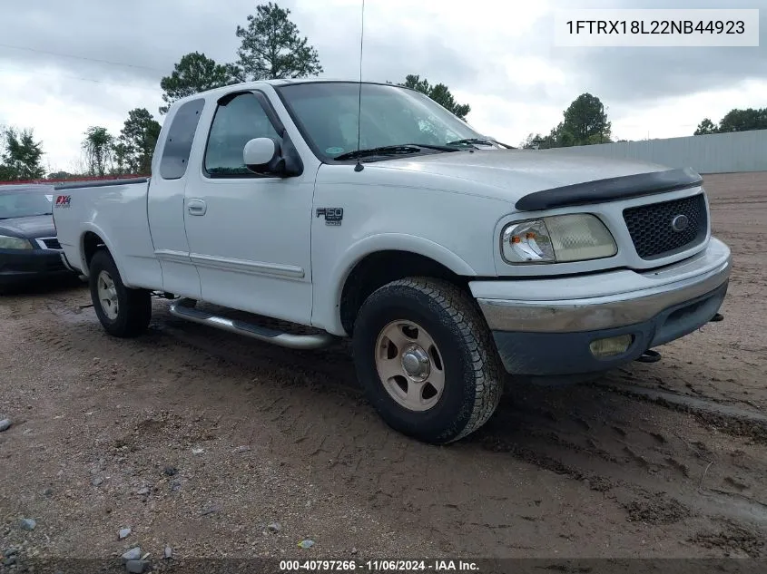 2002 Ford F-150 Lariat/Xl/Xlt VIN: 1FTRX18L22NB44923 Lot: 40797266