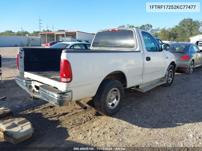 1FTRF17252KC77477 2002 Ford F-150 Xl/Xlt