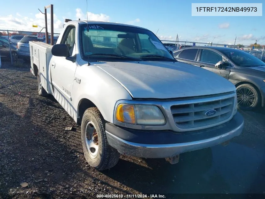 2002 Ford F-150 Xl/Xlt VIN: 1FTRF17242NB49973 Lot: 40825610