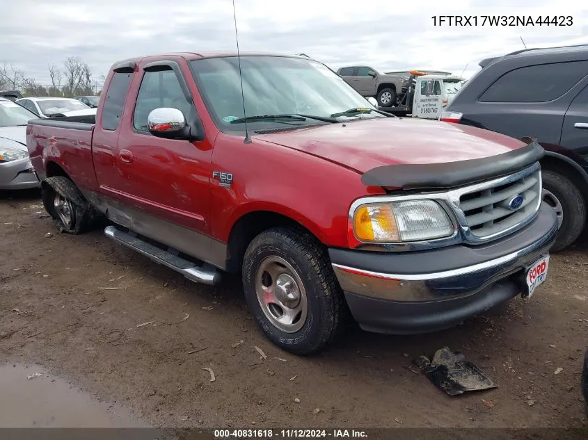 1FTRX17W32NA44423 2002 Ford F-150 Lariat/Xl/Xlt