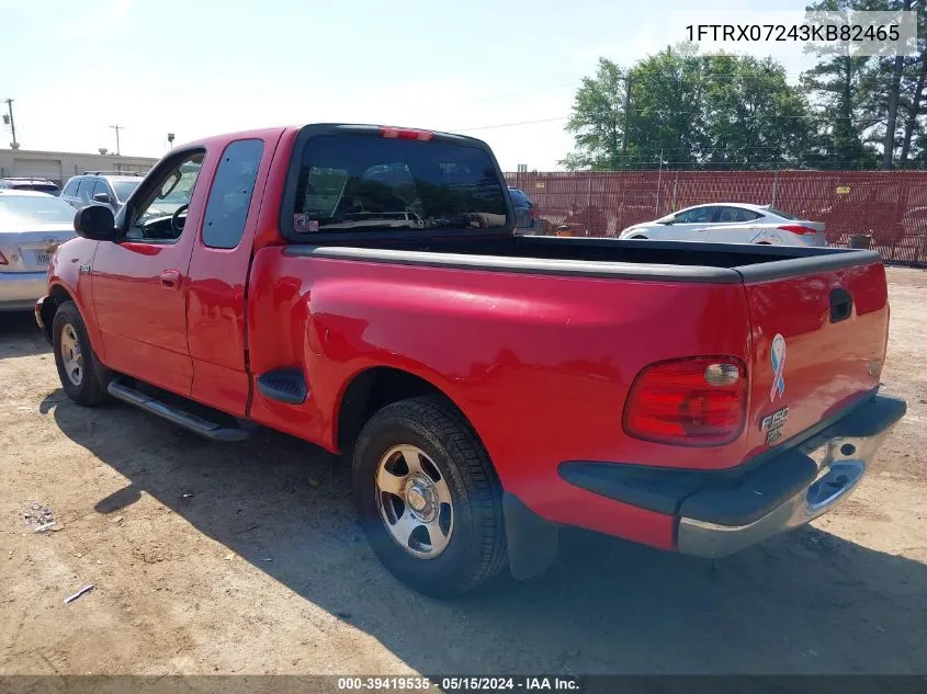 1FTRX07243KB82465 2003 Ford F-150 Xl/Xlt