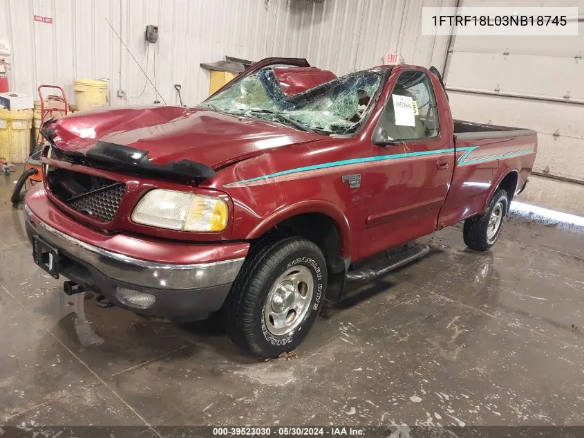 1FTRF18L03NB18745 2003 Ford F-150 Xl/Xlt