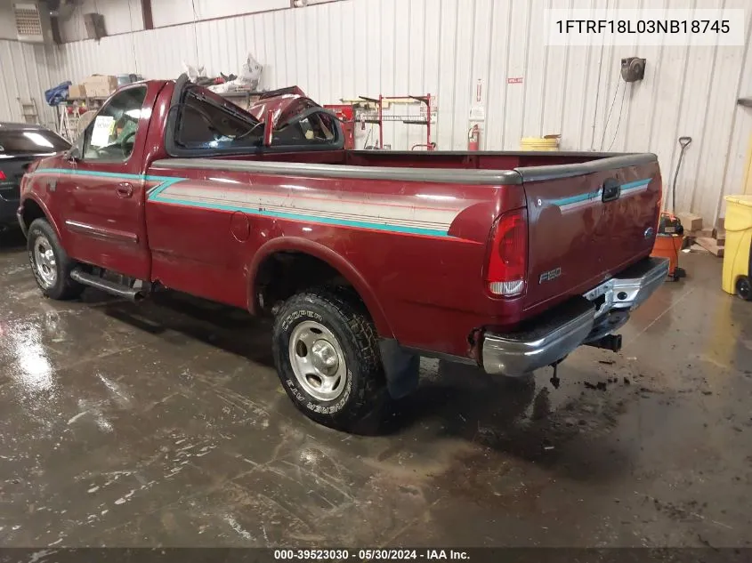 1FTRF18L03NB18745 2003 Ford F-150 Xl/Xlt