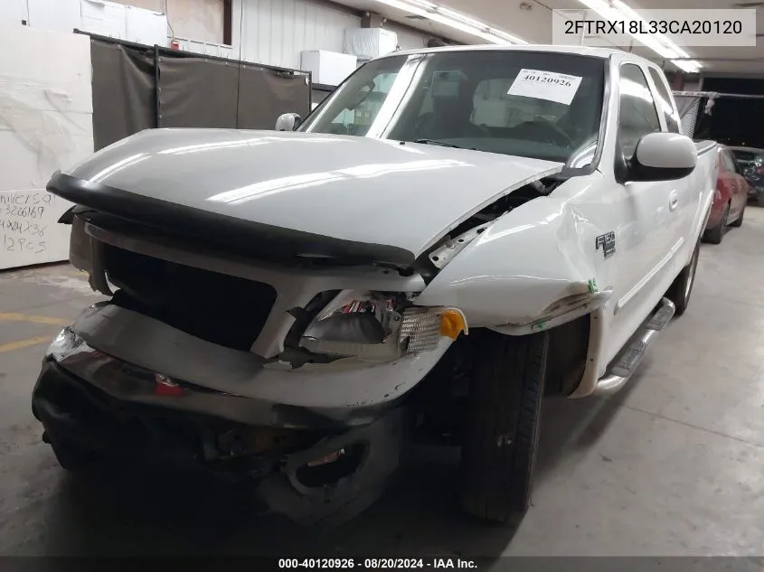 2FTRX18L33CA20120 2003 Ford F-150 Lariat/Xl/Xlt