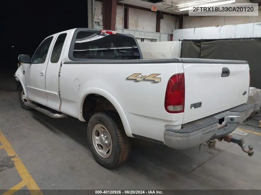 2FTRX18L33CA20120 2003 Ford F-150 Lariat/Xl/Xlt