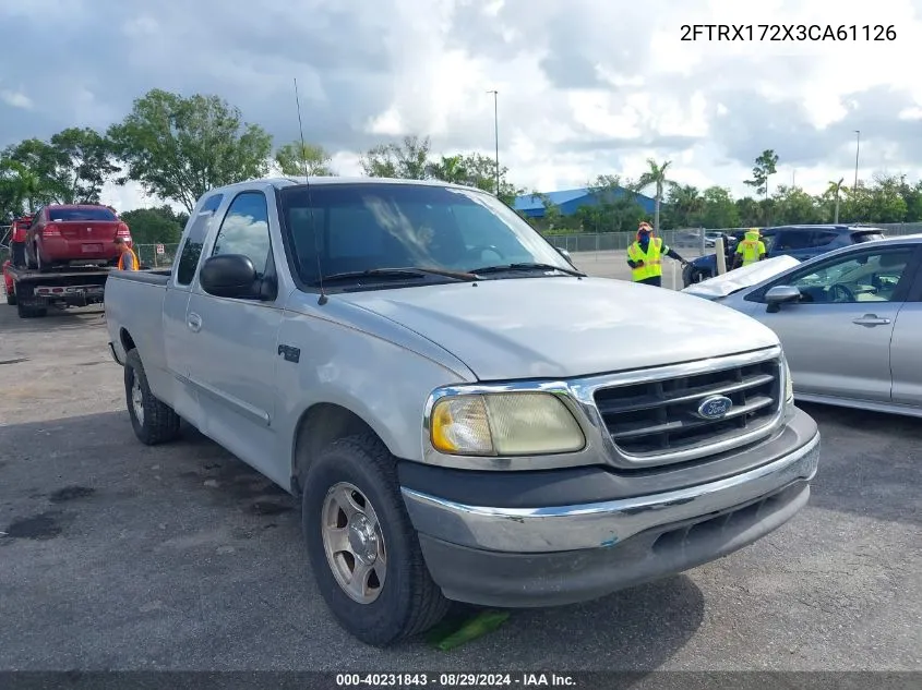 2003 Ford F-150 Xl/Xlt/Xlt Heritage VIN: 2FTRX172X3CA61126 Lot: 40231843