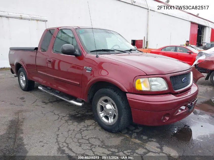 2003 Ford F-150 Xlt Supercab 1 Lariat/Xl/Xlt/Xlt Heritage VIN: 2FTRX17W53CA82517 Lot: 40255313