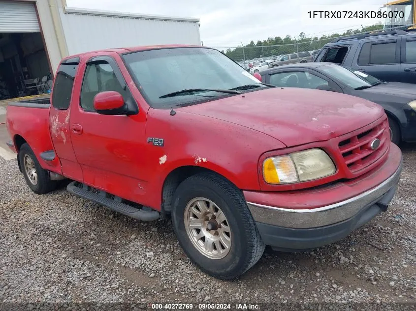 2003 Ford F-150 Xl/Xlt VIN: 1FTRX07243KD86070 Lot: 40272769