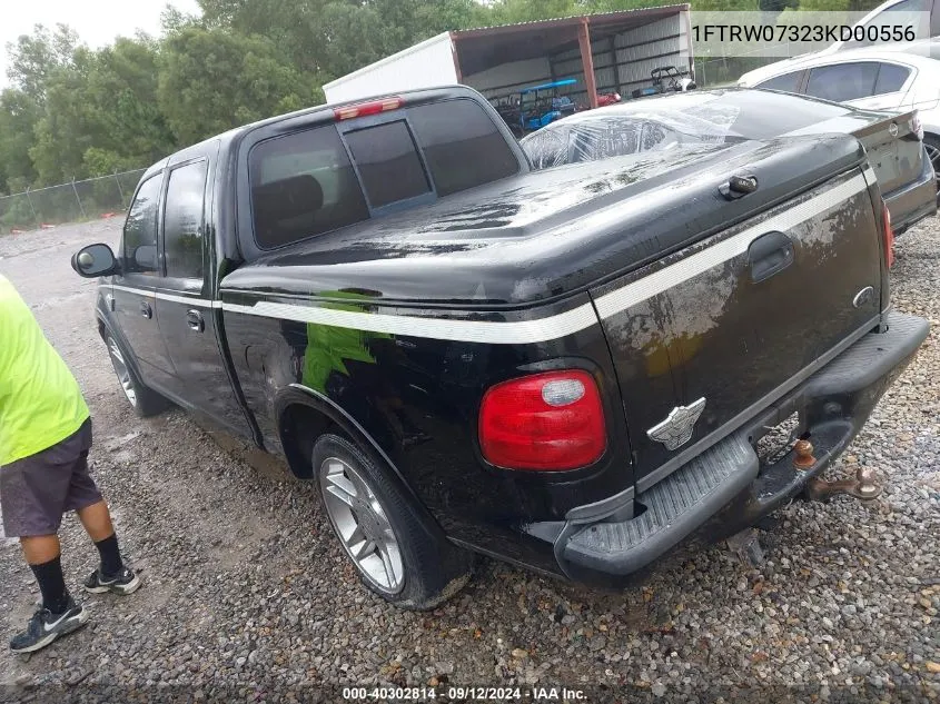 1FTRW07323KD00556 2003 Ford F-150 Lariat