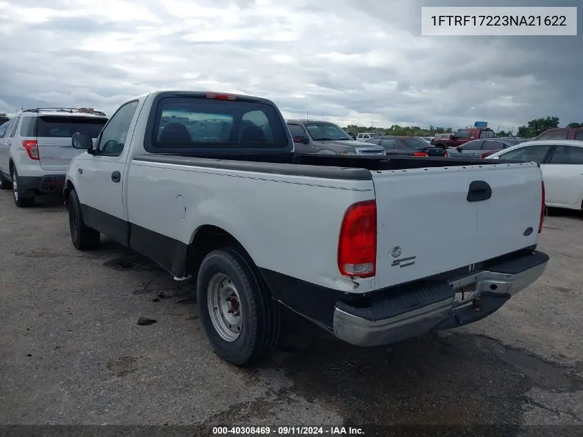 2003 Ford F-150 Xl/Xlt VIN: 1FTRF17223NA21622 Lot: 40308469