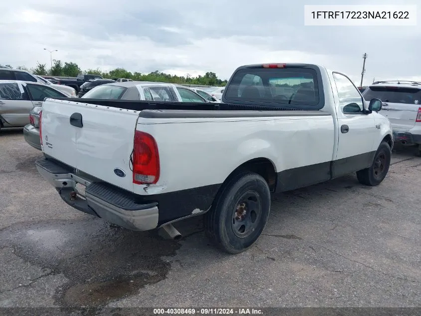 2003 Ford F-150 Xl/Xlt VIN: 1FTRF17223NA21622 Lot: 40308469