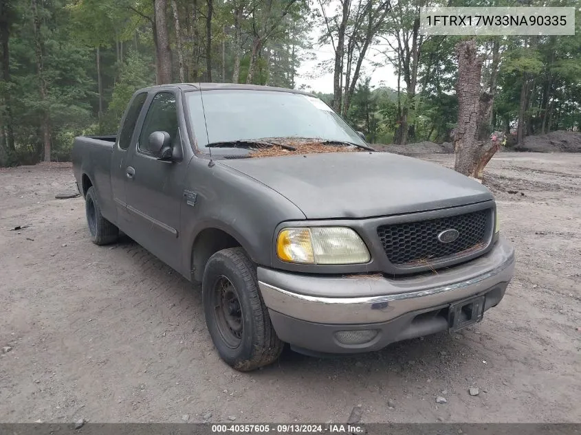 2003 Ford F-150 Lariat/Xl/Xlt VIN: 1FTRX17W33NA90335 Lot: 40357605