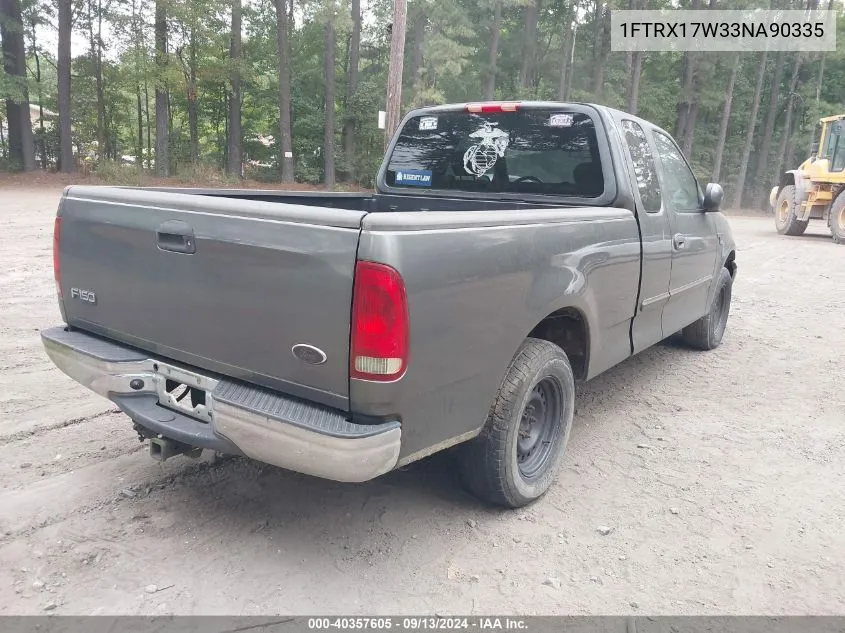 2003 Ford F-150 Lariat/Xl/Xlt VIN: 1FTRX17W33NA90335 Lot: 40357605