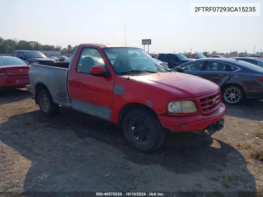 2003 Ford F-150 Xl/Xlt VIN: 2FTRF07293CA15235 Lot: 40575025