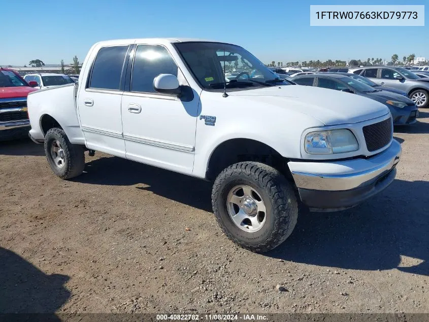 1FTRW07663KD79773 2003 Ford F-150 Lariat/Xlt