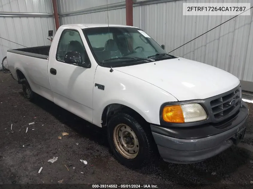 2004 Ford F-150 Heritage Xl/Xlt VIN: 2FTRF17264CA17287 Lot: 39314552