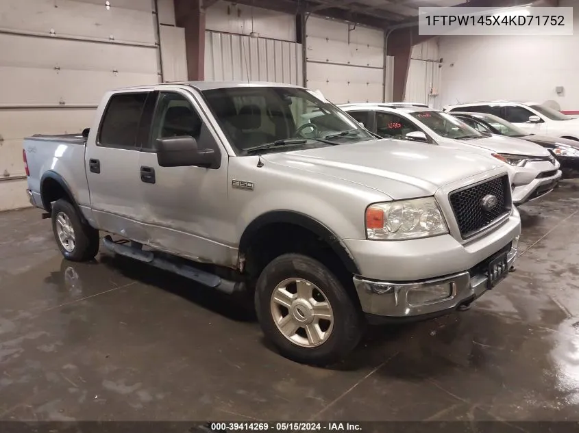 1FTPW145X4KD71752 2004 Ford F-150 Fx4/Lariat/Xlt