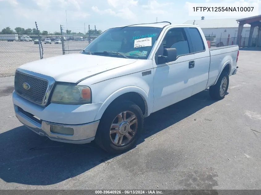 2004 Ford F-150 Lariat/Xl/Xlt VIN: 1FTPX12554NA10007 Lot: 39640926