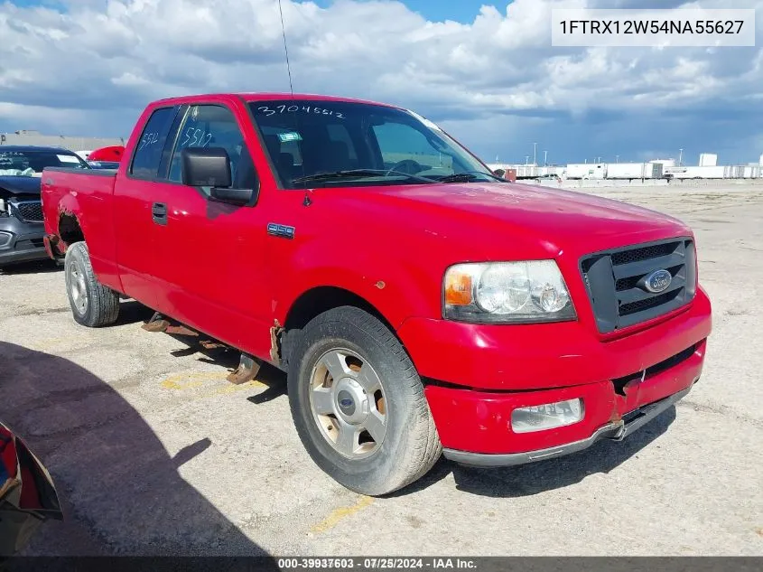 2004 Ford F-150 Stx/Xl/Xlt VIN: 1FTRX12W54NA55627 Lot: 39937603