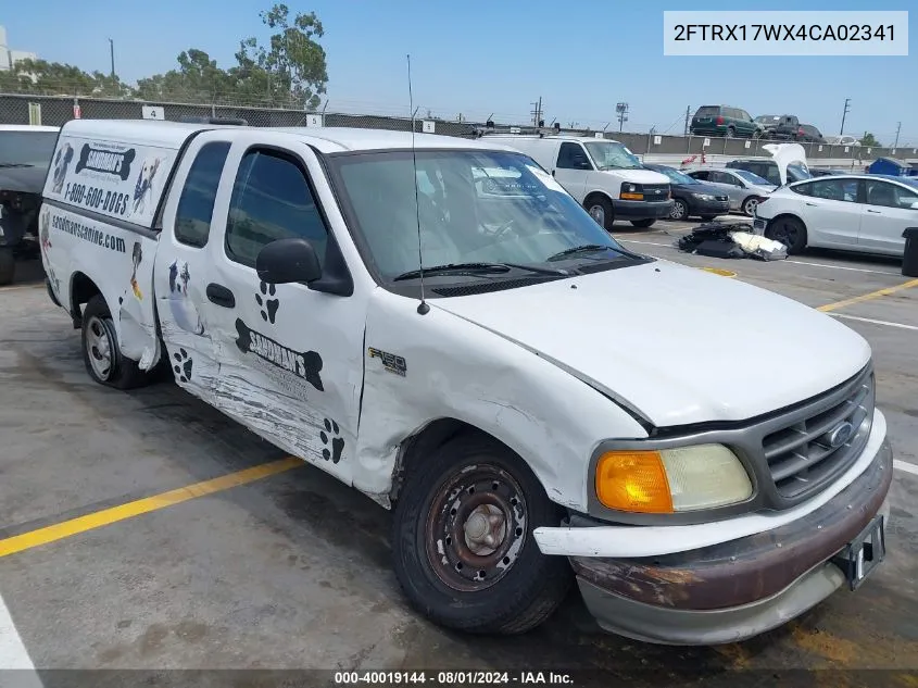 2004 Ford F-150 Heritage Xl/Xlt VIN: 2FTRX17WX4CA02341 Lot: 40019144