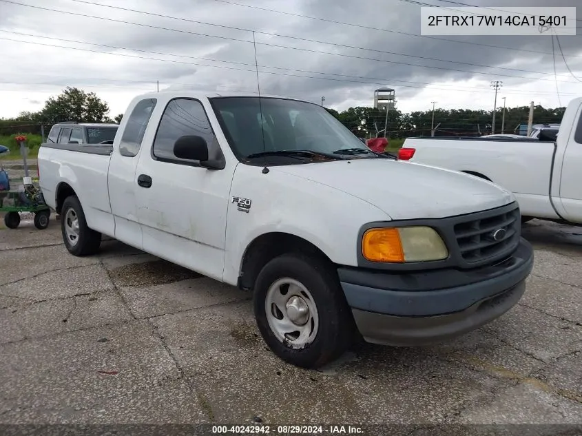 2004 Ford F-150 Heritage Xl/Xlt VIN: 2FTRX17W14CA15401 Lot: 40242942